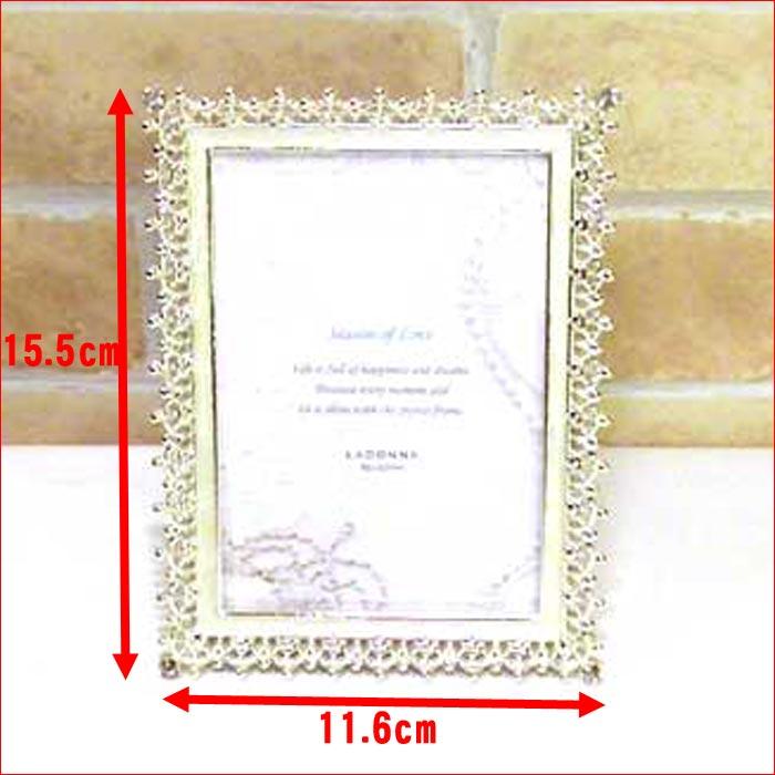 写真立て フォトフレーム サービス判 （L判)  シルバーシャイニング クリスタル 結婚祝い向き 0811-51 | ブランド登録なし | 01