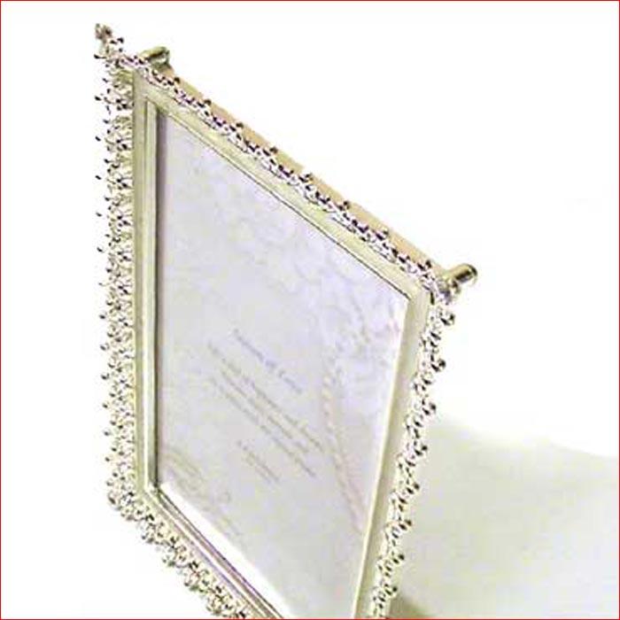 写真立て フォトフレーム サービス判 （L判)  シルバーシャイニング クリスタル 結婚祝い向き 0811-51 | ブランド登録なし | 03