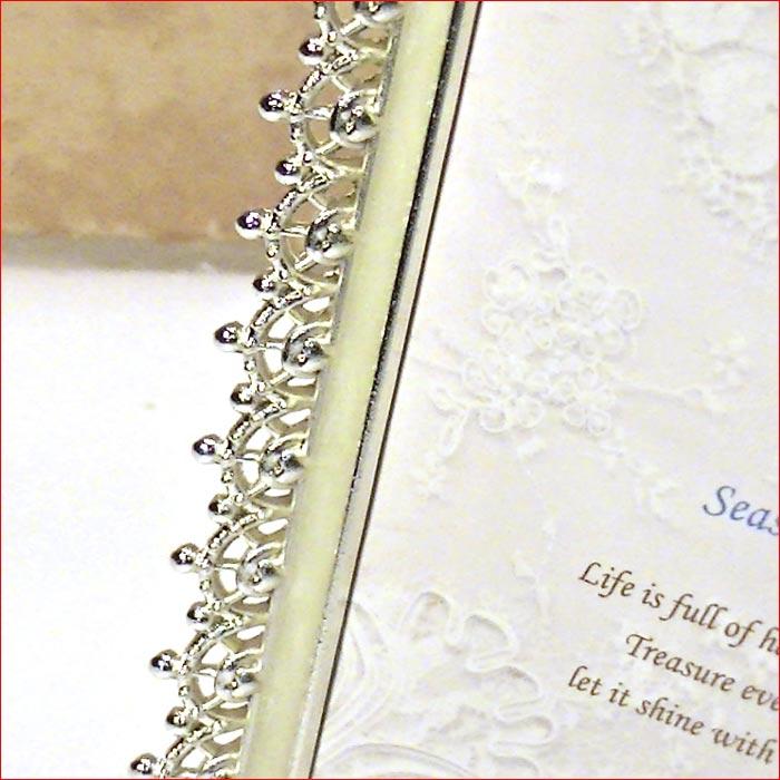 フォトフレーム 写真立て ポストカードサイズ 官製はがき シルバーシャイニング クリスタルフレーム 結婚祝い向き 0811-52 | ブランド登録なし | 05