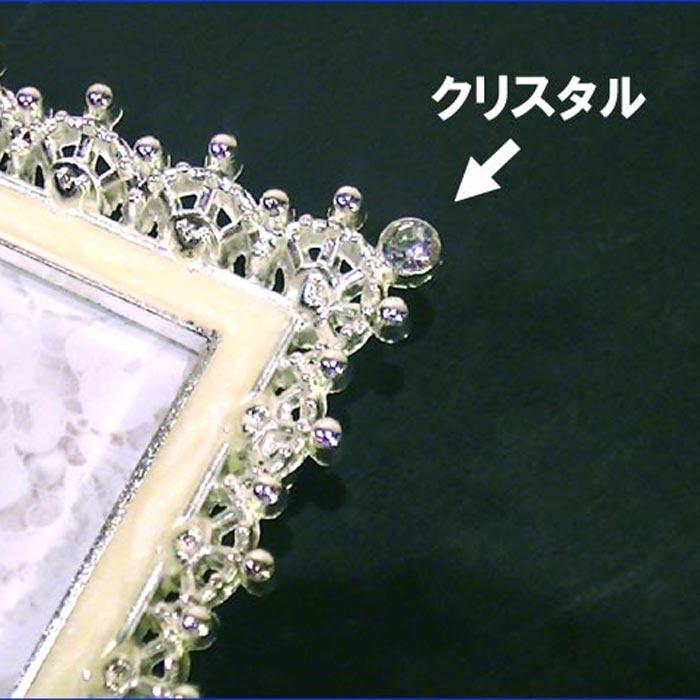 写真立て フォトフレーム L判 2枚 2面 フォトフレーム 壁掛け金具付き　ペアフレーム シルバーシャイニング 結婚祝い向き 0811-55 | ブランド登録なし | 05