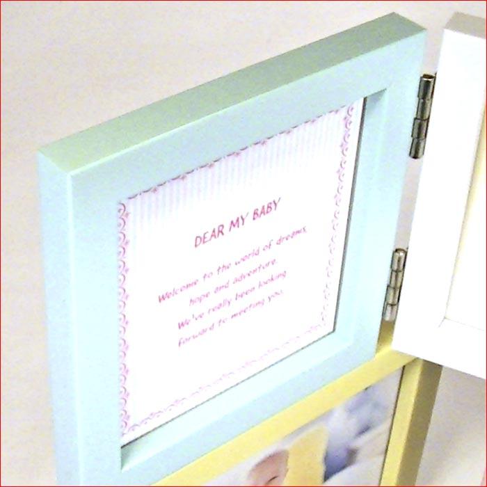 フォトフレーム 写真立て ベビー パステル フォトフレーム ・４窓 L判x2 ミニサイズx2 0811-61 | ブランド登録なし | 03