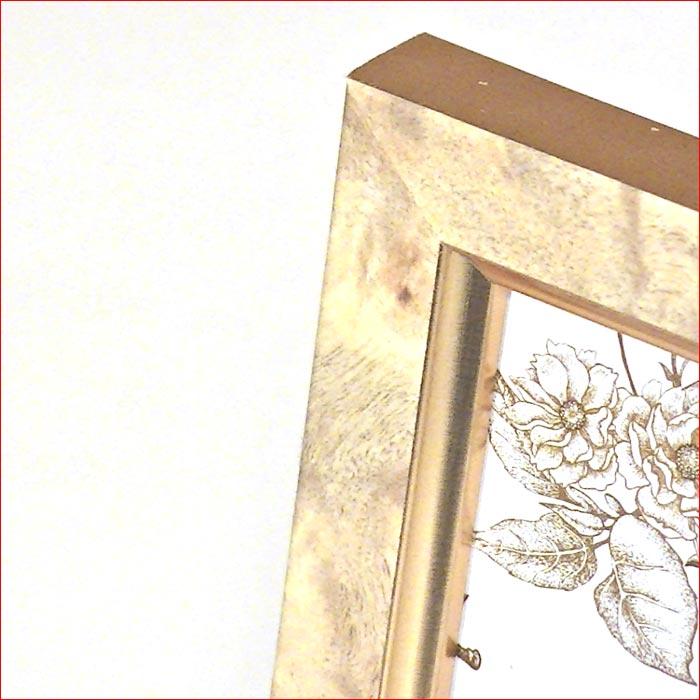 フォトフレーム 写真立て L判サイズ 横置き 縦置き 壁掛け　アンティーク フォトスタンド・ベージュ 0811-62 | ブランド登録なし | 02