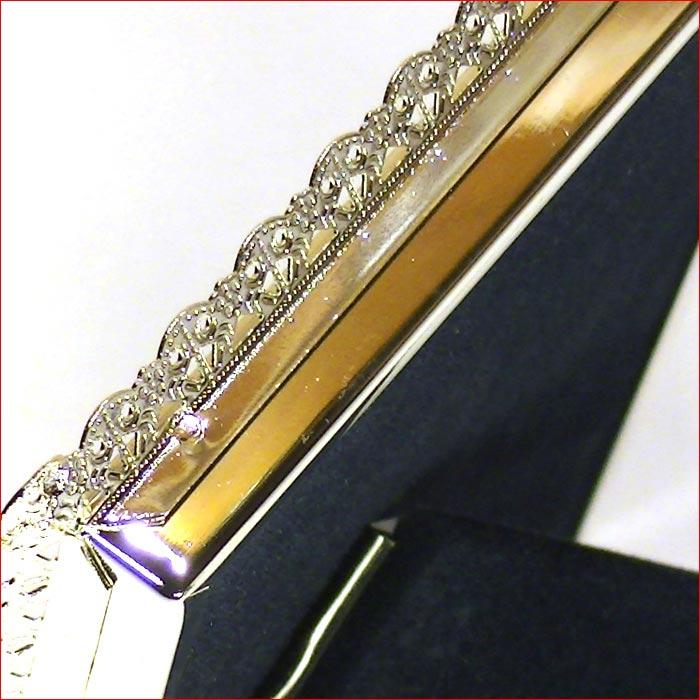 写真立て フォトフレーム ハガキサイズ シルバー アラベスクフレーム 真鍮 真ちゅう レース 大人 女子 結婚祝い フォトスタンド 0811-75 | ブランド登録なし | 04