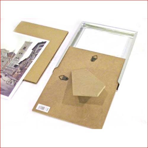 フォトフレーム 2L判サイズ 縦置き 横置き  壁掛け金具付き　おしゃれ アルミニウム フォトフレーム 0811-87 | ブランド登録なし | 04