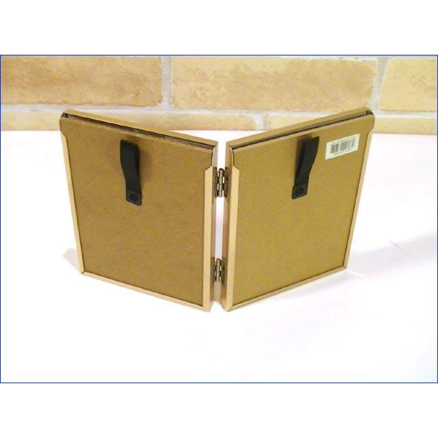 写真立て フォトフレーム L判 2枚 おしゃれ ペア ダブル 2連 金属製・ピンクゴールド 0811-88 | ブランド登録なし | 04