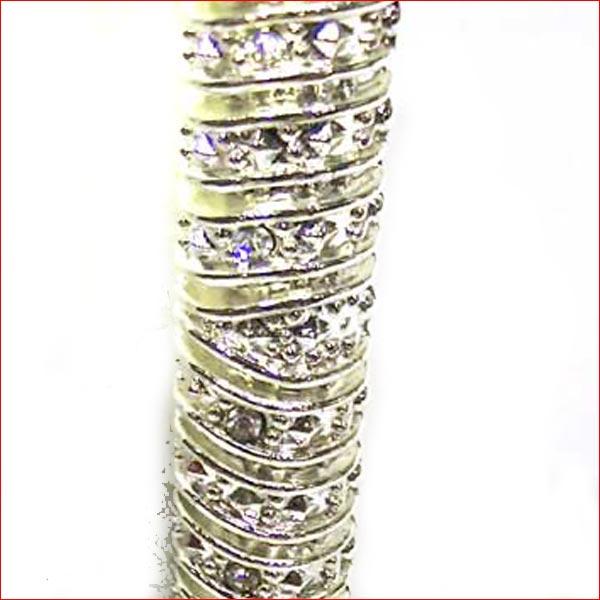 フォトフレーム 写真立て はがきサイズ クリスタル482個 高級フォトフレーム 布張りケース 0811-89 | ブランド登録なし | 02