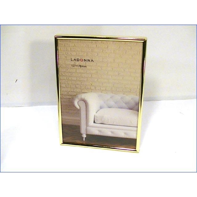 写真立て フォトフレーム L判 2枚 2L判サイズ ブラス　真ちゅう リビング ゴールド 0811-93 | ブランド登録なし | 10