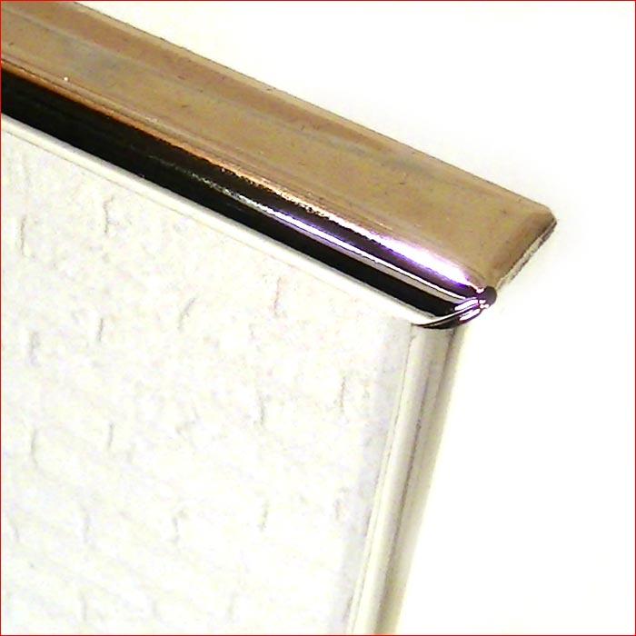 フォトフレーム 写真立て ポストカードサイズ 真ちゅう フォトフレーム・シルバー 0811-95 | ブランド登録なし | 01