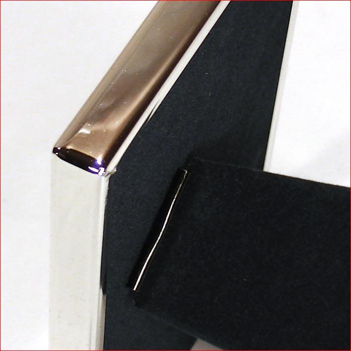 フォトフレーム 写真立て ポストカードサイズ 真ちゅう フォトフレーム・シルバー 0811-95 | ブランド登録なし | 05