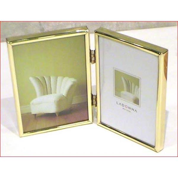 フォトフレーム 写真立て サービス判 サービスL判 2連　フォトフレーム ゴールド 0811-96 | ブランド登録なし | 05