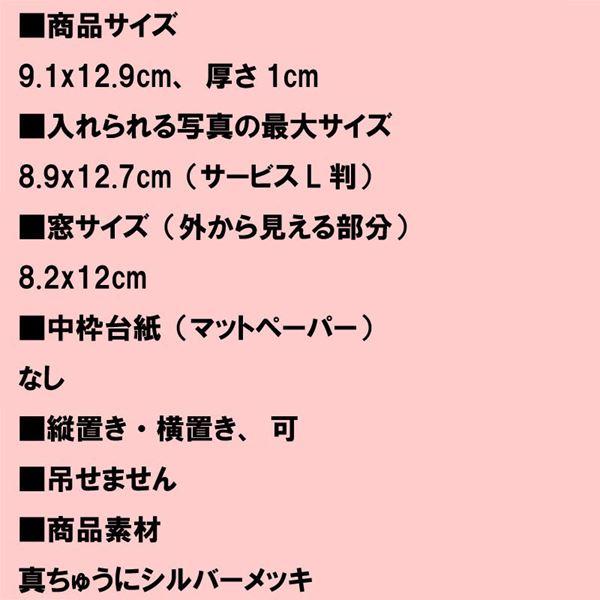 写真立て フォトフレーム L判 2枚 L判 金属 フォトフレーム シルバー 0811-97 | ブランド登録なし | 12