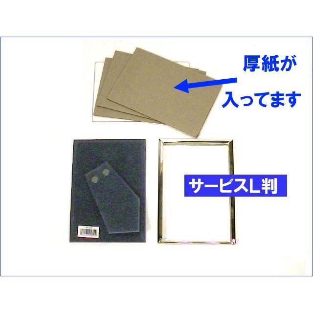 写真立て フォトフレーム L判 2枚 L判 金属 フォトフレーム シルバー 0811-97 | ブランド登録なし | 06