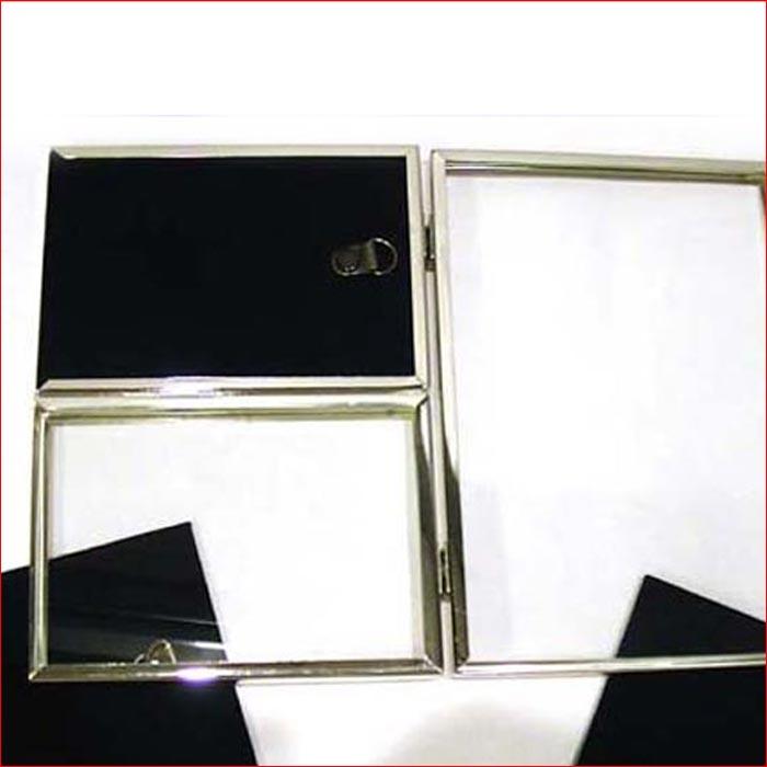 フォトフレーム 写真立て L判ｘ２枚 2L判ｘ１枚 金属 フォトフレーム・シルバー 0811-98 | ブランド登録なし | 04