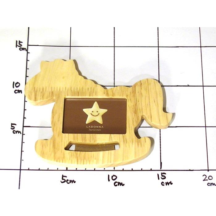 写真立て フォトフレーム 木馬 １４３０円⇒特価　天然木 木製 ベビーフォトフレーム・ナチュラル 出産祝い 0812-02　プレゼント ギフト | ブランド登録なし | 05