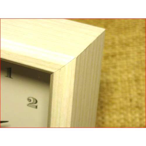 フォトフレーム&クロック 木製 置き時計 & ミニサイズのフォトフレーム・ホワイト 0812-18 | ブランド登録なし | 02