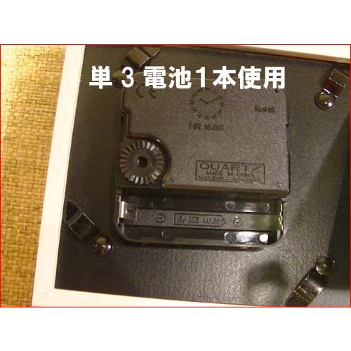フォトフレーム&クロック 木製 置き時計 & ミニサイズのフォトフレーム・ホワイト 0812-18 | ブランド登録なし | 07