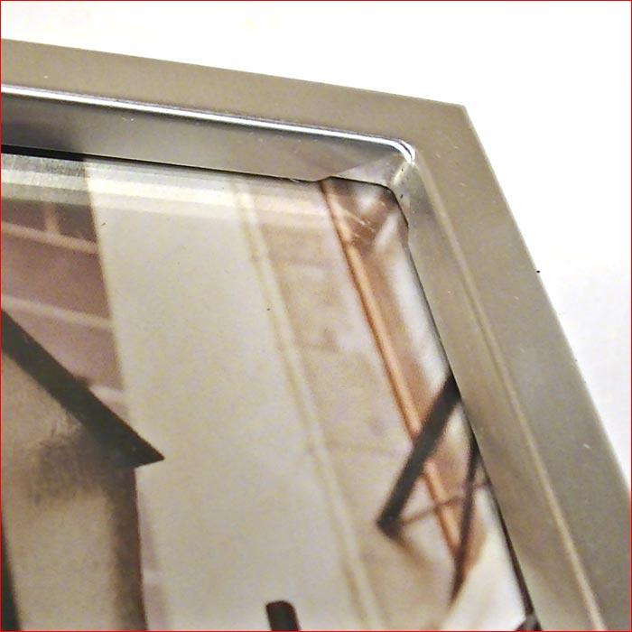 フォトフレーム 写真立て メタル スタイリッシュ インテリア・４窓 シルバー 0812-23 | ブランド登録なし | 05