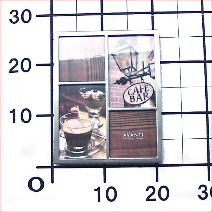 フォトフレーム 写真立て メタル スタイリッシュ インテリア・４窓 シルバー 0812-23 | ブランド登録なし | 09