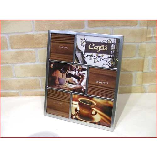 写真立て フォトフレーム メタル スタイリッシュ インテリア・６窓シルバー 0812-24　プレゼント ギフト | ブランド登録なし | 10