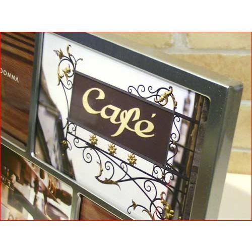 写真立て フォトフレーム メタル スタイリッシュ インテリア・６窓シルバー 0812-24　プレゼント ギフト | ブランド登録なし | 03