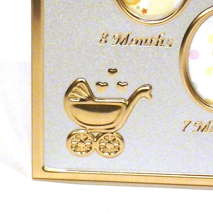 フォトフレーム 写真立て マイファーストイヤー ベビー １２ヶ月・シルバー 0812-25　プレゼント ギフト | ブランド登録なし | 05