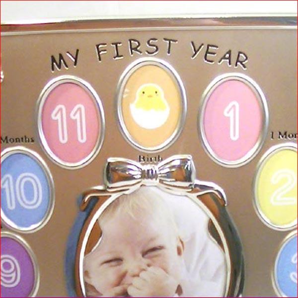 写真立て フォトフレーム マイファーストイヤー １２ヶ月フレーム 出産祝い 新生児 0812-26 | ブランド登録なし | 02