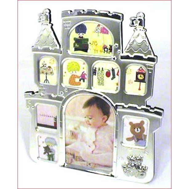 フォトフレーム 写真立て ベビーキャッスル お城フレーム 子供・シルバー 0812-31　プレゼント ギフト | ブランド登録なし | 07