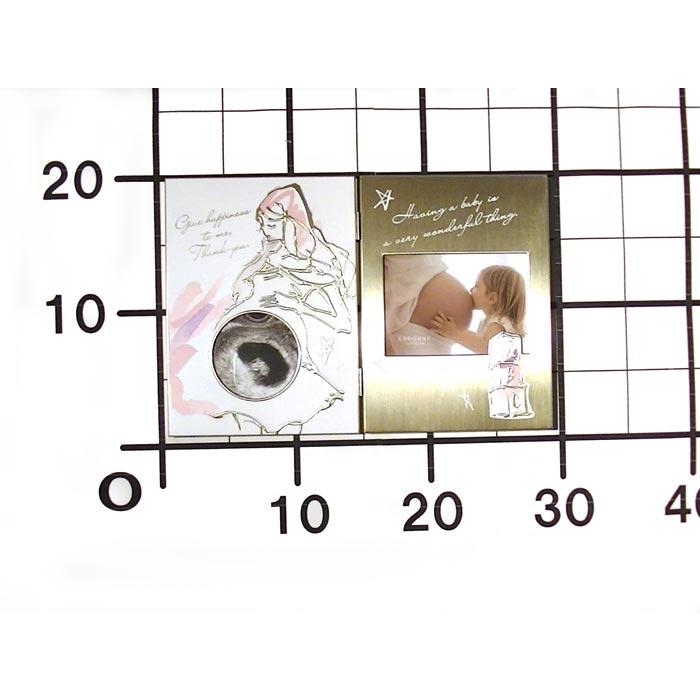 写真立て フォトフレーム 赤ちゃんのエコー写真が飾れる マタニティフレーム ・ゴールド 0812-35　プレゼント ギフト | ブランド登録なし | 10