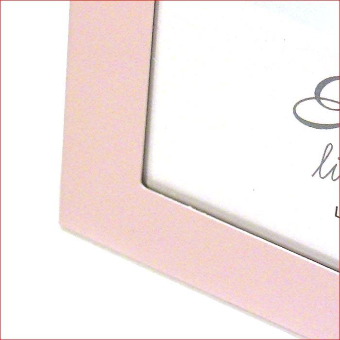 フォトフレーム 写真立て ポストカードサイズ パステルベビー フォトフレーム はがきサイズ ハガキ大・ピンク 0812-36 | ブランド登録なし | 01