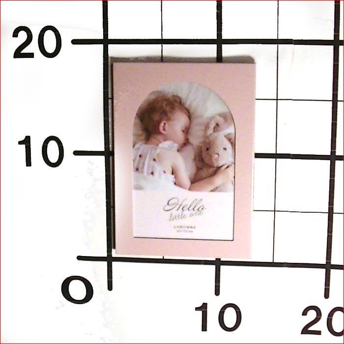 フォトフレーム 写真立て ポストカードサイズ パステルベビー フォトフレーム はがきサイズ ハガキ大・ピンク 0812-36 | ブランド登録なし | 07