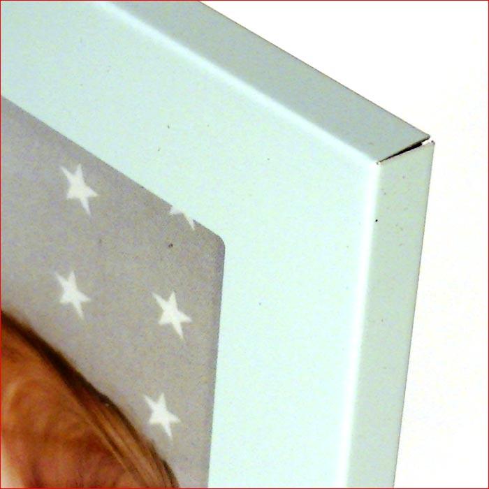 フォトフレーム 写真立て ポストカードサイズ パステルベビー フォトフレーム はがきサイズ ハガキ大・ブルー 0812-37 | ブランド登録なし | 02