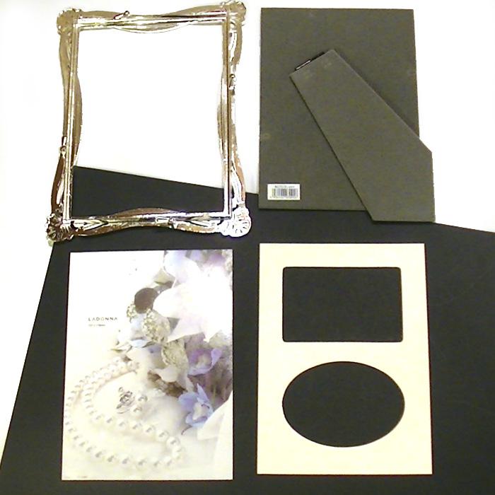 フォトフレーム 写真立て 2L判 シルクリボン クリスタル きらきら メタルフレーム 華やか おしゃれ かわいい 0812-47 | ブランド登録なし | 06