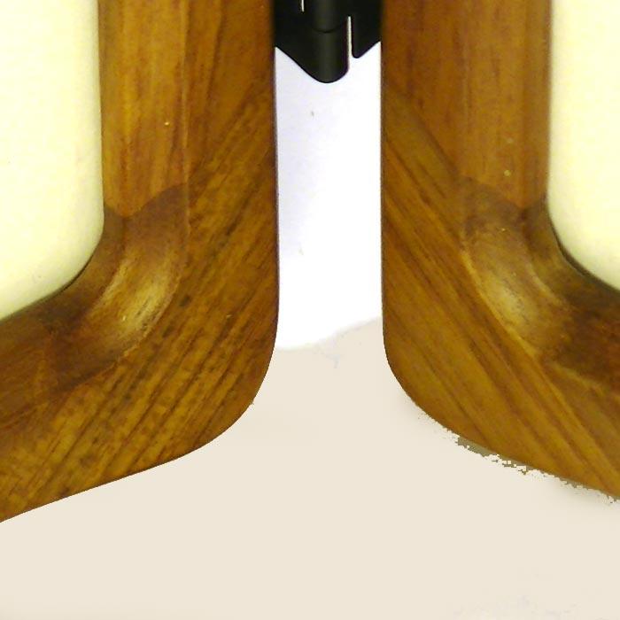 フォトフレーム 写真立て 2L判x2面 木製 天然木 卓上用 壁掛け ウェーブフォルム フレーム サテン布張り豪華箱入り 0812-53　プレゼント ギフト | ブランド登録なし | 02