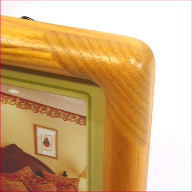 写真立て フォトフレーム ハガキサイズ ポストカード判 アッシュウッド 木製 天然木 フォトフレーム ブラウン 0812-77　プレゼント ギフト | ブランド登録なし | 02