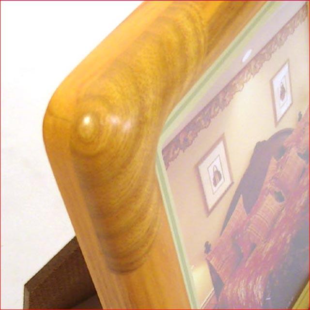 写真立て フォトフレーム ハガキサイズ ポストカード判 アッシュウッド 木製 天然木 フォトフレーム ブラウン 0812-77　プレゼント ギフト | ブランド登録なし | 03