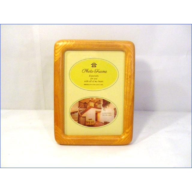 写真立て フォトフレーム 2L判サイズ アッシュウッド 木製 天然木 ブラウン 0812-78　プレゼント ギフト | ブランド登録なし | 01