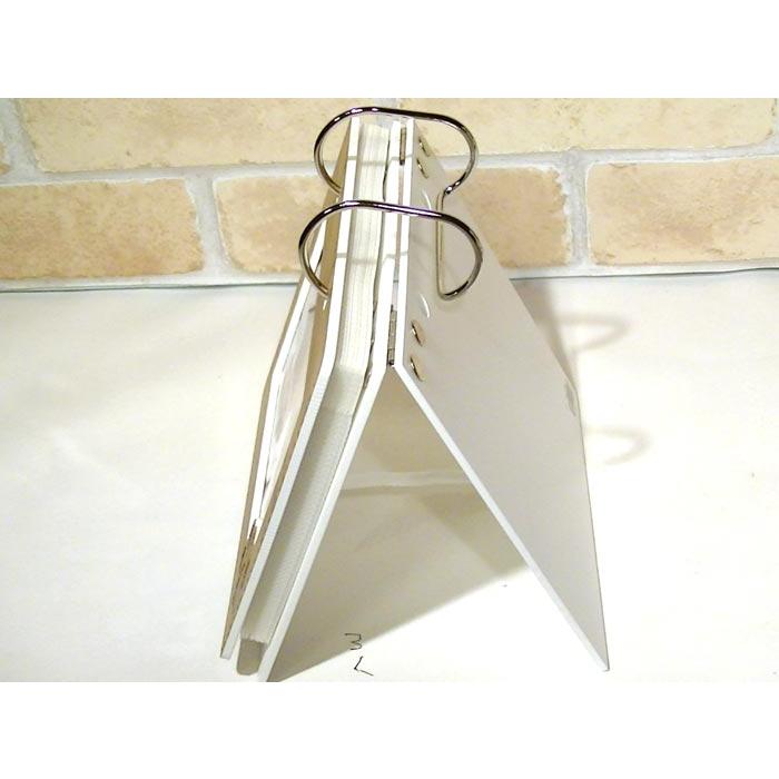 フォトフレーム ポストカードサイズ ペット 犬猫 パタパタ アルバムフレーム 50枚収納・ブラウン 0812-93 | ブランド登録なし | 02