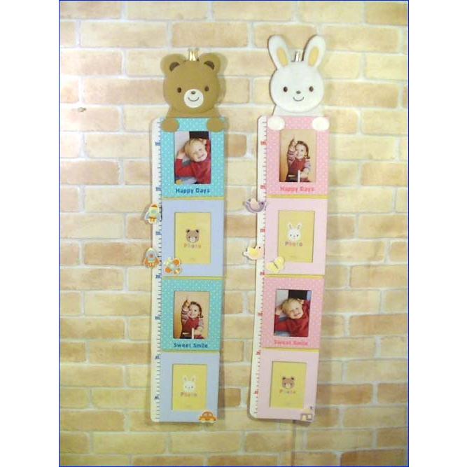 身長計付きフォトフレーム身長計 出産祝い 新生児 記録 ぬいぐるみ うさぎさん 0814-06 | ブランド登録なし | 10