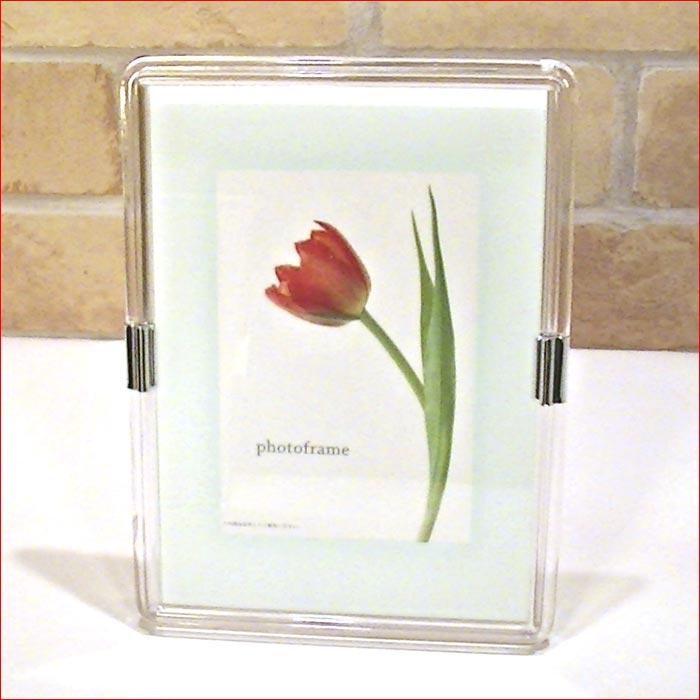 写真立て フォトスタンド サービス判 （L判)  カラーフォトフレーム　縦置き　横置き 0815-032 | ブランド登録なし | 02