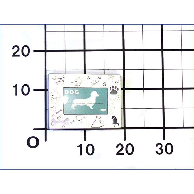 アルバムフレーム はがきサイズ １００枚収納（表紙もハガキサイズ） アルバム型 バインダー型 フォトフレーム・ドッグ 0816-22 | ブランド登録なし | 08