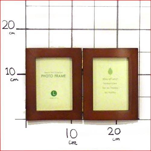 写真立て フォトフレーム L判 木製 天然木 フォトフレーム ペア 2枚 2連 卓上用 0817-11　プレゼント ギフト | ブランド登録なし | 07