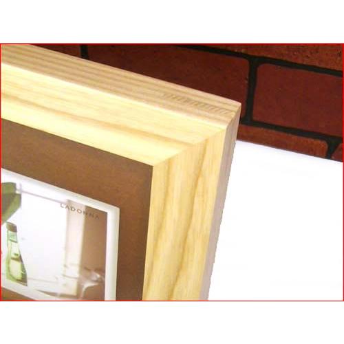 フォトフレーム 木製 写真立て ３窓 卓上 壁掛け 天然木 カラーウッド・ナチュラル 0817-32　プレゼント ギフト | ブランド登録なし | 02