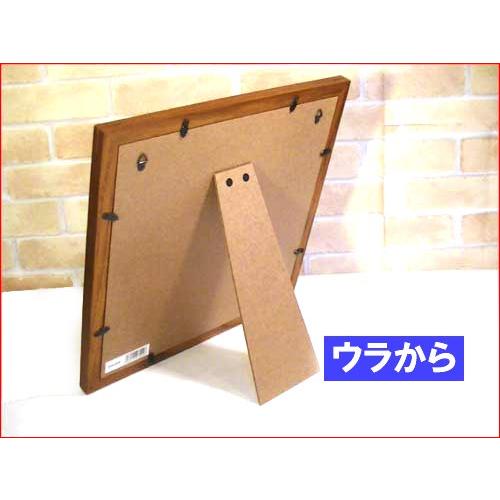 写真立て 木製 フォトフレーム ４窓 卓上 壁掛け 天然木 フォトスタンド ブラウン 0817-41　プレゼント ギフト | ブランド登録なし | 04