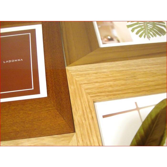 フォトフレーム 木製 写真立て ４窓 卓上 壁掛け 天然木 フォトフレーム カラーウッド ナチュラル 白木 0817-42　プレゼント ギフト | ブランド登録なし | 03