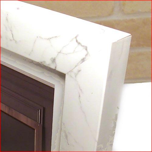 フォトフレーム 写真立て A4サイズ 大理石調 縦置き 横置き 壁掛け インテリアフレーム・ホワイト 0817-51 | ブランド登録なし | 04