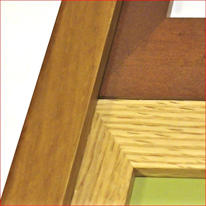 フォトフレーム 木製 写真立て 6窓 卓上 壁掛け 天然木 フォトフレーム カラーウッド ブラウン 0817-61　プレゼント ギフト | ブランド登録なし | 02