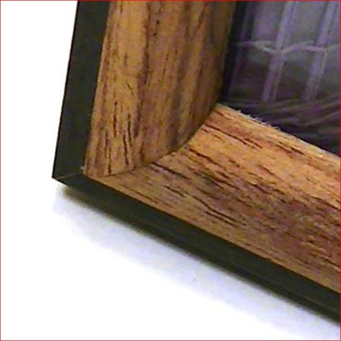 フォトフレーム 2L判サイズ 写真立て 木製フォトフレーム 縦置き 横置き 壁掛け・ダークブラウン＆ブラウン 0817-76 | ブランド登録なし | 02