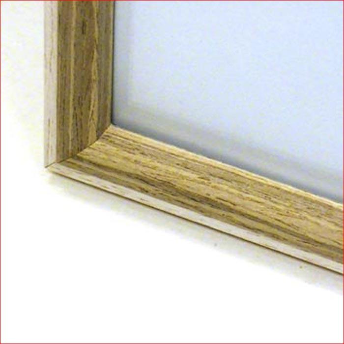 フォトフレーム A4サイズ 写真立て 木製フォトフレーム 縦置き 横置き 壁掛け・アイボリー＆ライトブラウン 0817-77 | ブランド登録なし | 02