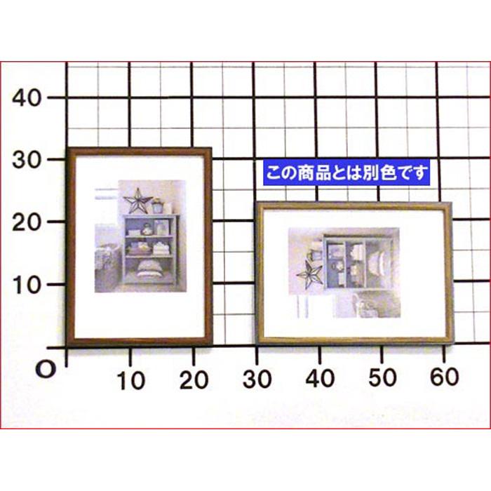 フォトフレーム A4サイズ 写真立て 木製フォトフレーム 縦置き 横置き 壁掛け・ダークブラウン＆ブラウン 0817-79 | ブランド登録なし | 09