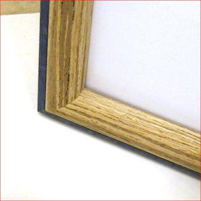 フォトフレーム A3サイズ 木製写真立て 壁掛け専用 大型 フォトフレーム 透明アクリル使用・ネイビー＆ブラウン 0817-81 | ブランド登録なし | 03